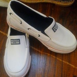 Nautica pearl white fun in the sun slip on
